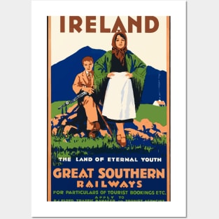 Vintage Travel - Ireland Posters and Art